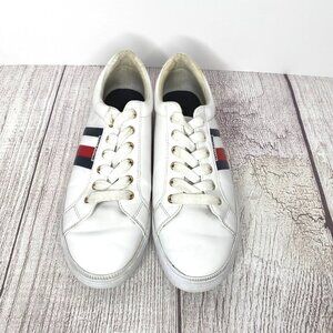 Tommy Hilfiger‎ Women's Classic Twlightz Lace Up Low Top Sneakers Leather Sz 10M